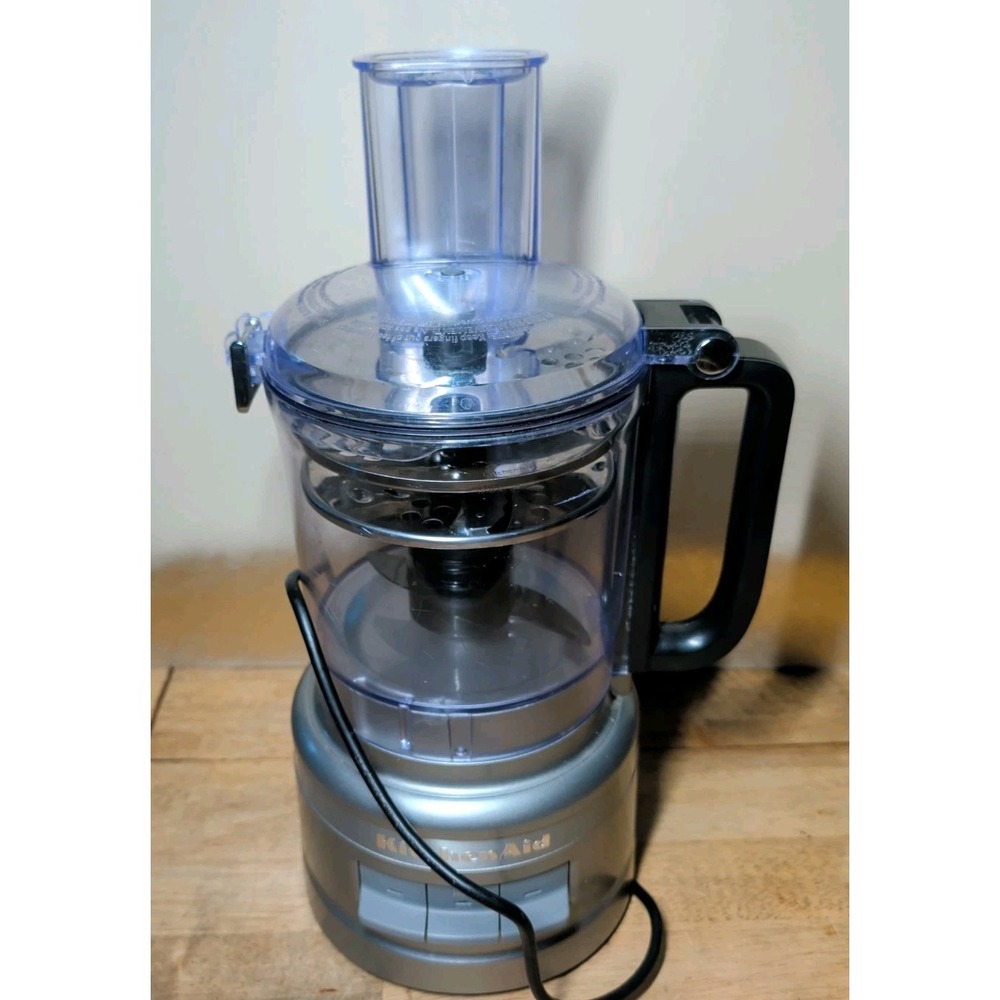 KitchenAid KFP0919CU 9 Cup Plus Food Processor, Contour Silver/Tested